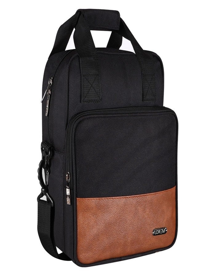 LOREM Black Insulated Tiffin Bag/Lunch Bag for Men & Women Office Waterproof Lunch Bag-TB17 - Image 1